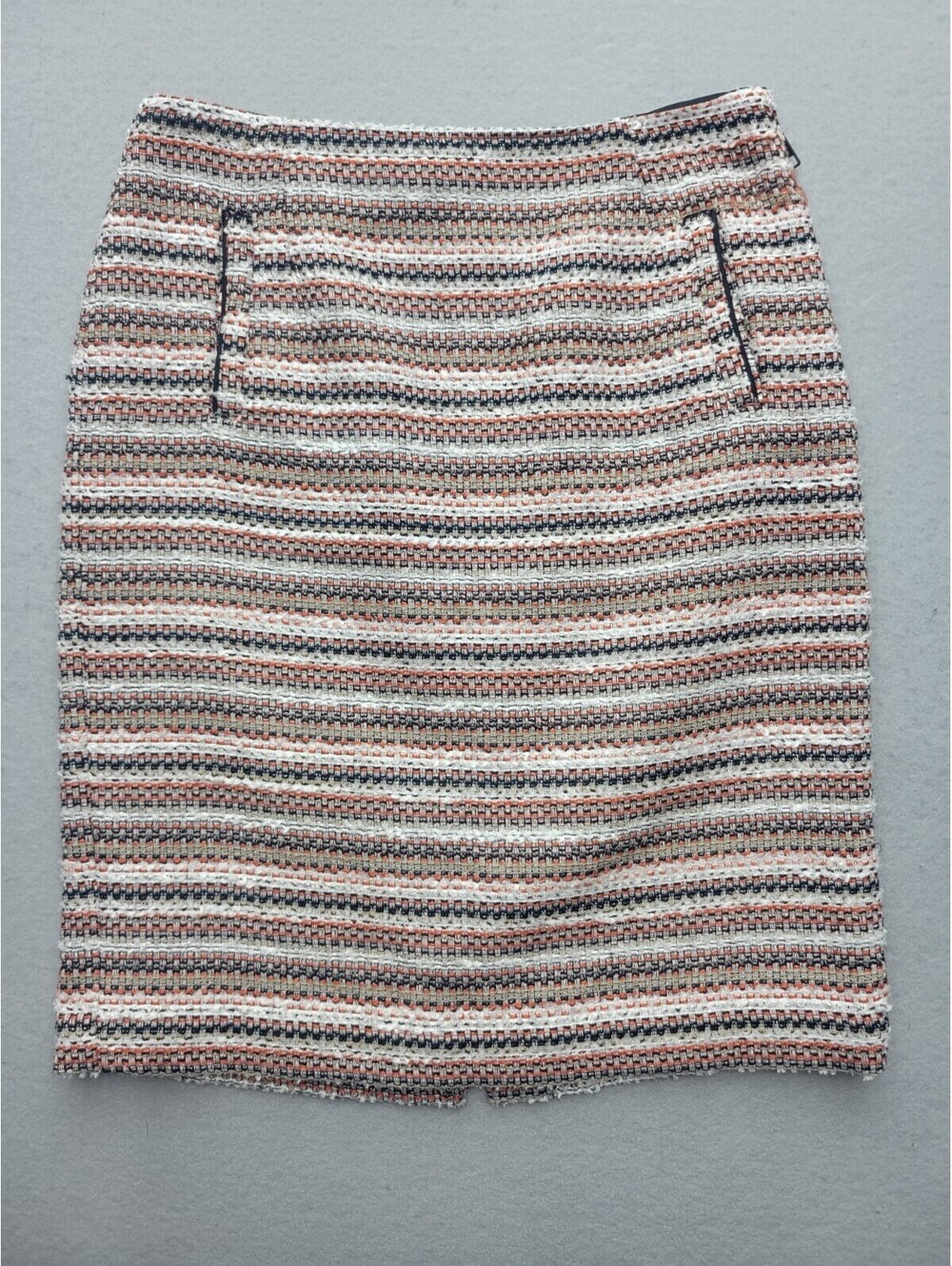 Halogen Women's Skirt Size 2 Multi Mini Twill Weave Polyester Blend